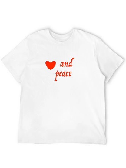 Heart and Peace Graphic T-Shirt