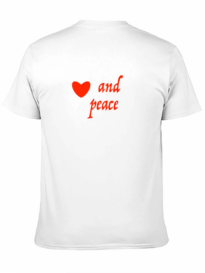 Heart and Peace Graphic T-Shirt