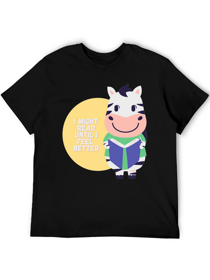 Zebra Reading Book T-Shirt