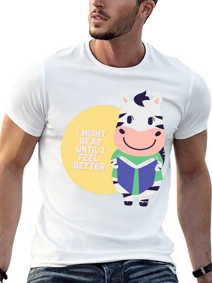 Zebra Reading Book T-Shirt