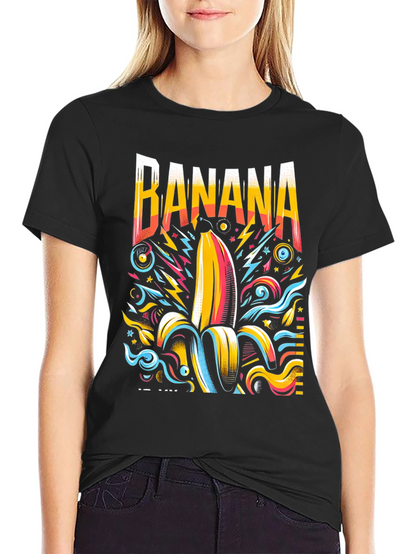 Funky Banana Graphic Tee - Mens Black T-Shirt