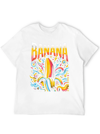 Funky Banana Graphic Tee - Mens Black T-Shirt