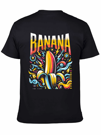 Funky Banana Graphic Tee - Mens Black T-Shirt