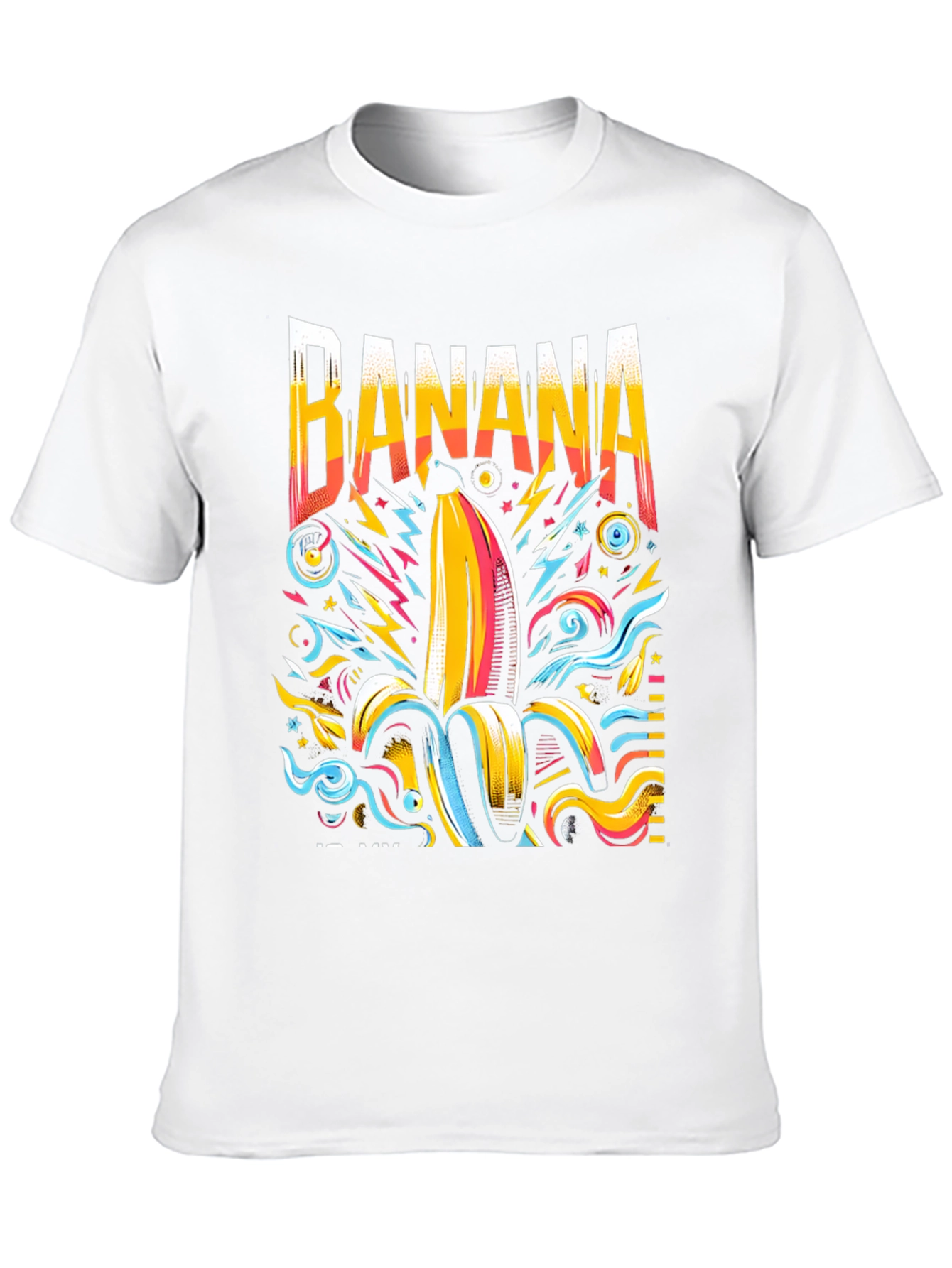 Funky Banana Graphic Tee - Mens Black T-Shirt