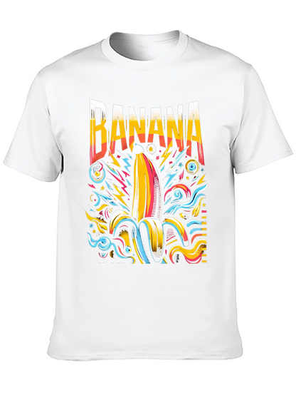 Funky Banana Graphic Tee - Mens Black T-Shirt