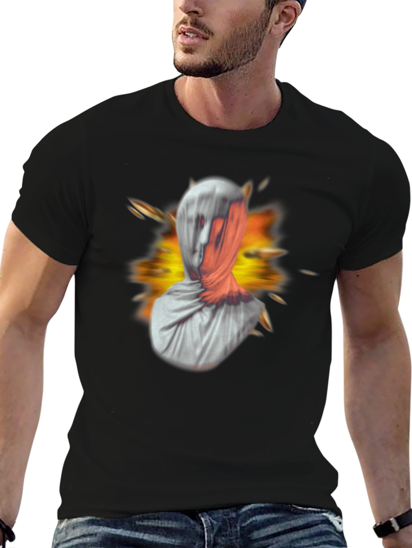 Mystic Veil Graphic T-Shirt - Urban Style