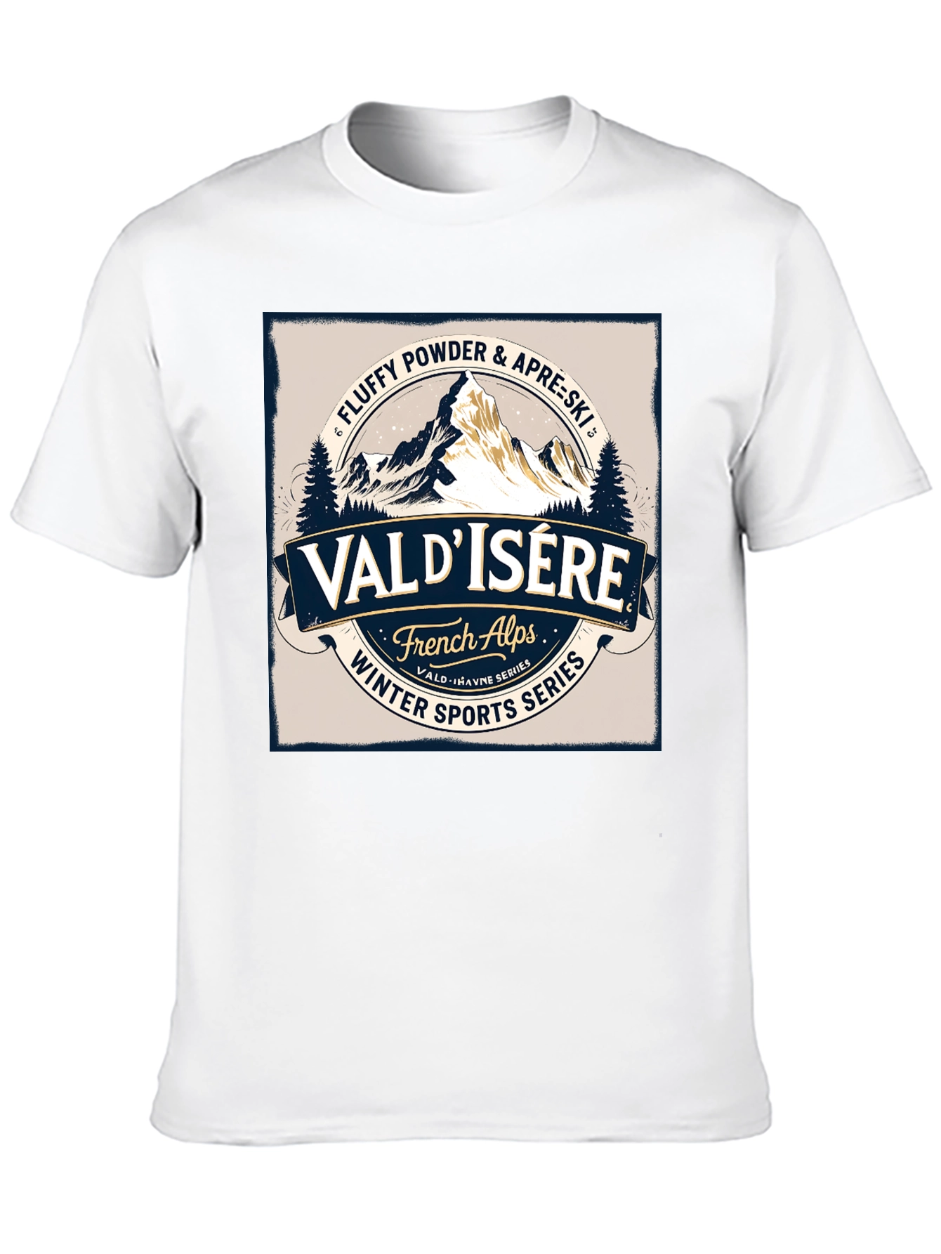 Val dIsere Ski T-Shirt - Winter Sports Series