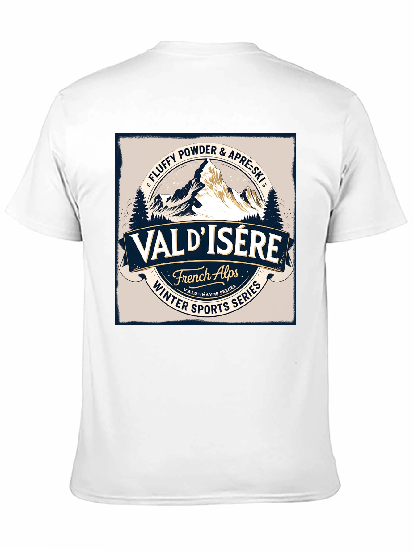 Val dIsere Ski T-Shirt - Winter Sports Series