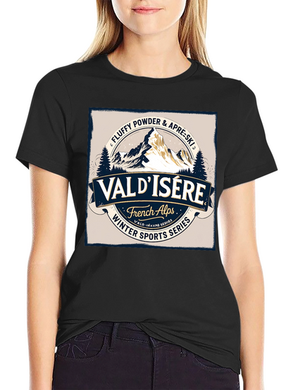Val dIsere Ski T-Shirt - Winter Sports Series