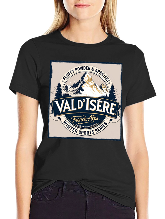 Val dIsere Ski T-Shirt - Winter Sports Series