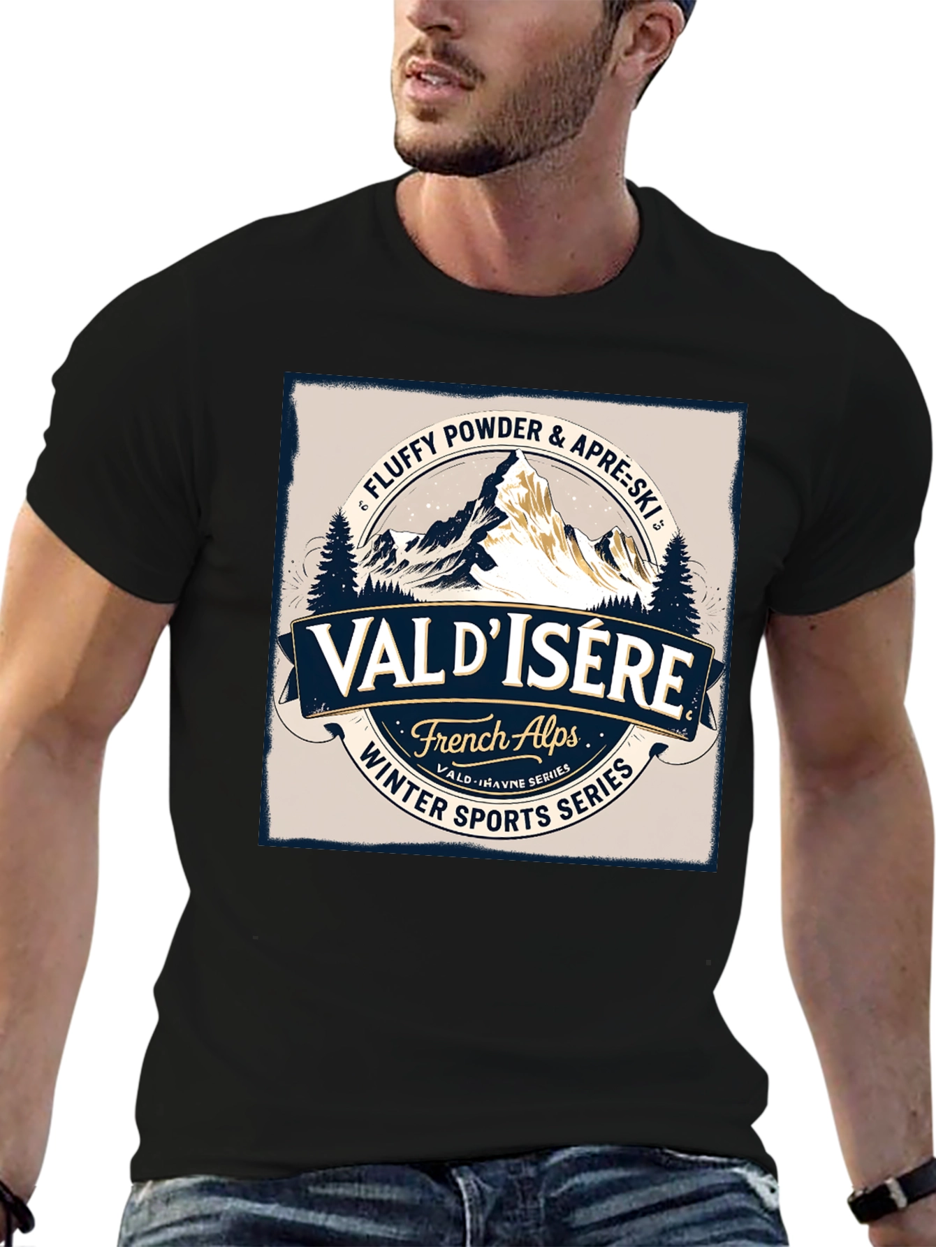 Val dIsere Ski T-Shirt - Winter Sports Series