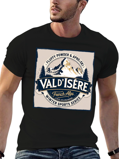 Val dIsere Ski T-Shirt - Winter Sports Series