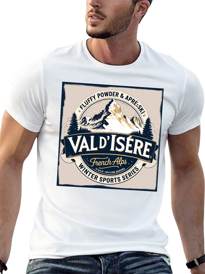 Val dIsere Ski T-Shirt - Winter Sports Series