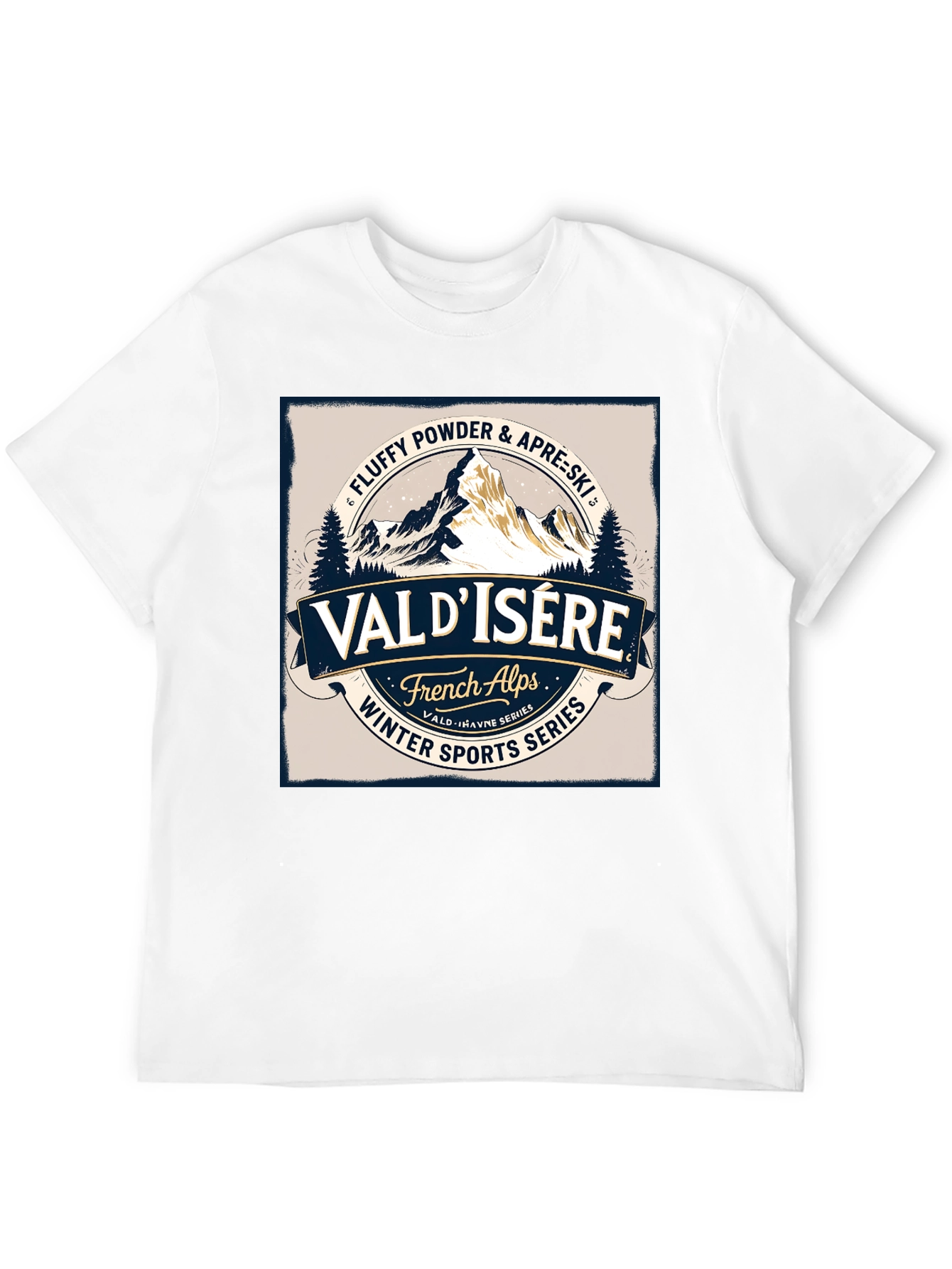 Val dIsere Ski T-Shirt - Winter Sports Series