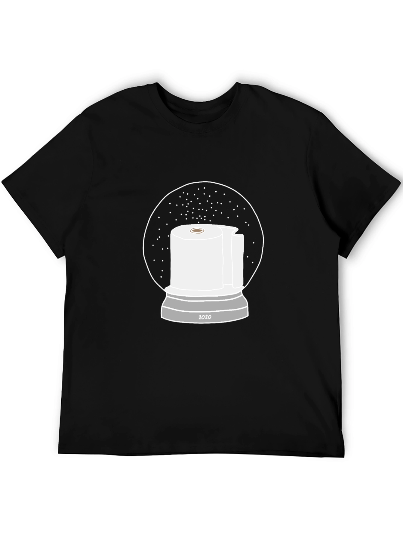 Novelty 2020 Toilet Paper Snow Globe T-Shirt
