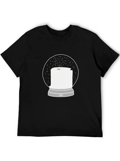 Novelty 2020 Toilet Paper Snow Globe T-Shirt