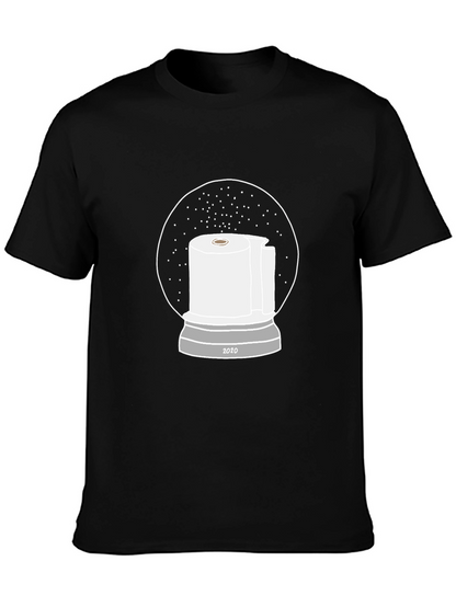 Novelty 2020 Toilet Paper Snow Globe T-Shirt