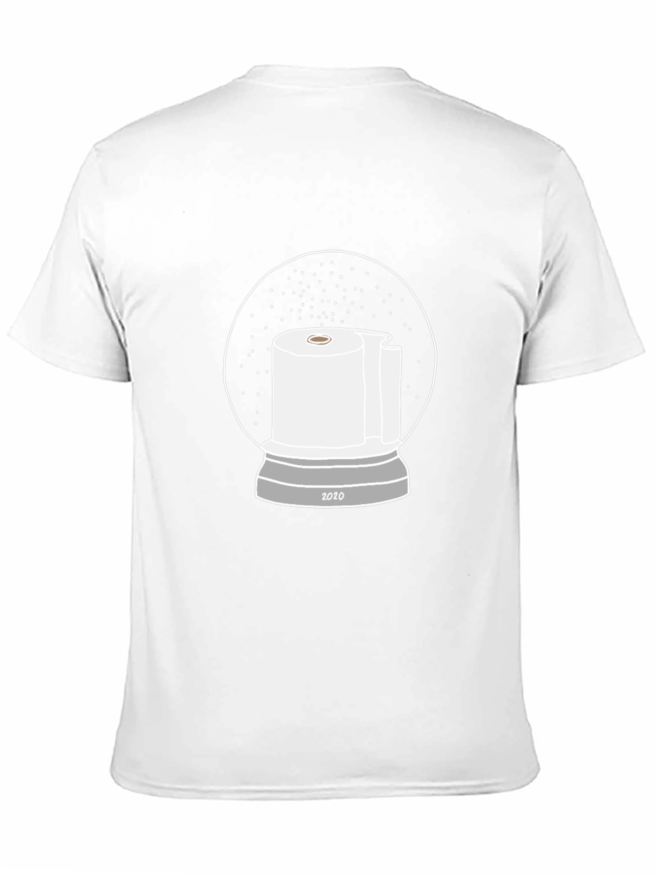 Novelty 2020 Toilet Paper Snow Globe T-Shirt