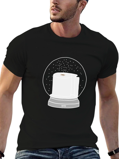 Novelty 2020 Toilet Paper Snow Globe T-Shirt