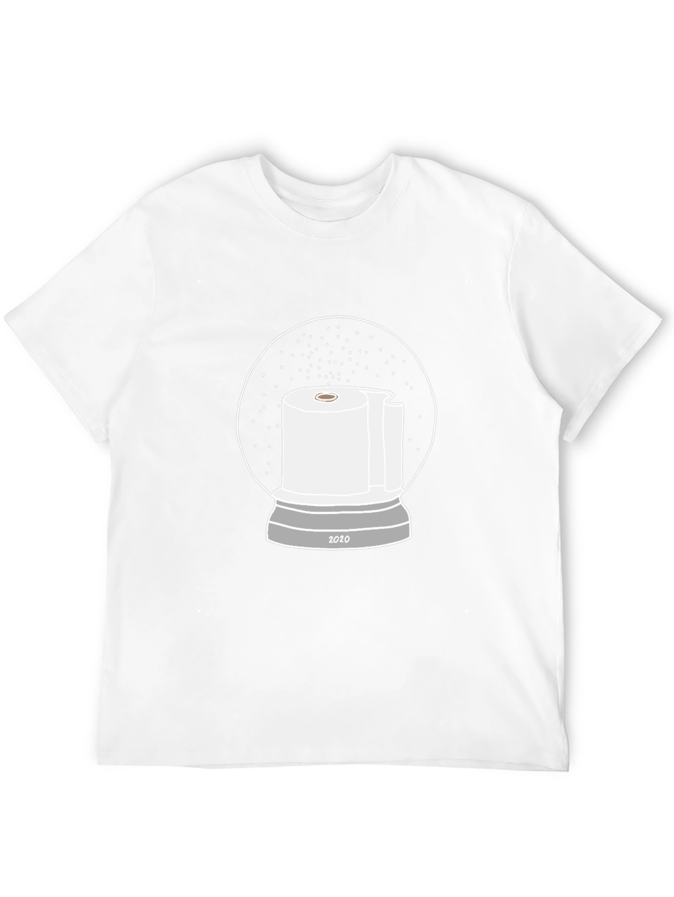 Novelty 2020 Toilet Paper Snow Globe T-Shirt
