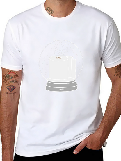 Novelty 2020 Toilet Paper Snow Globe T-Shirt