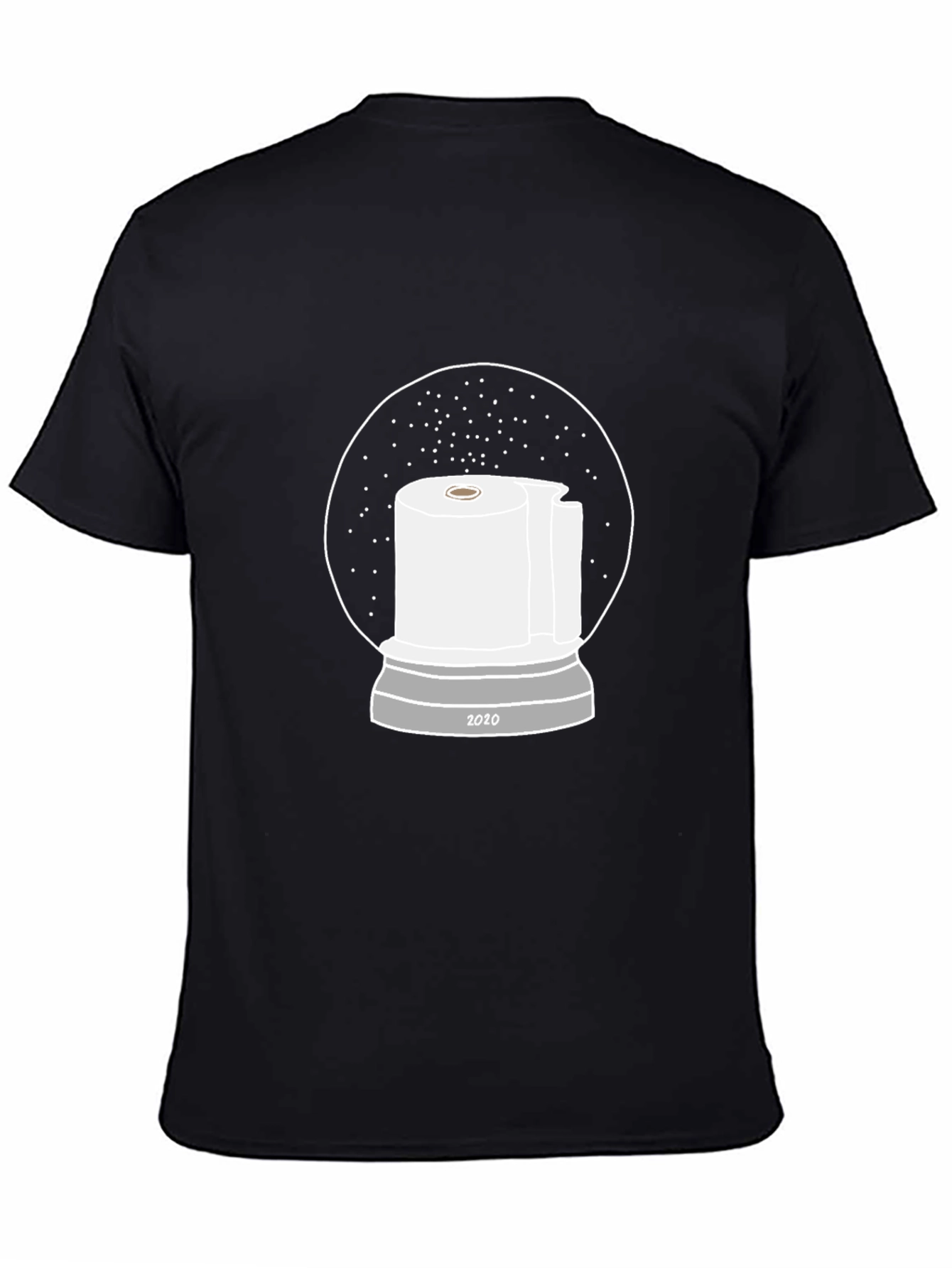 Novelty 2020 Toilet Paper Snow Globe T-Shirt
