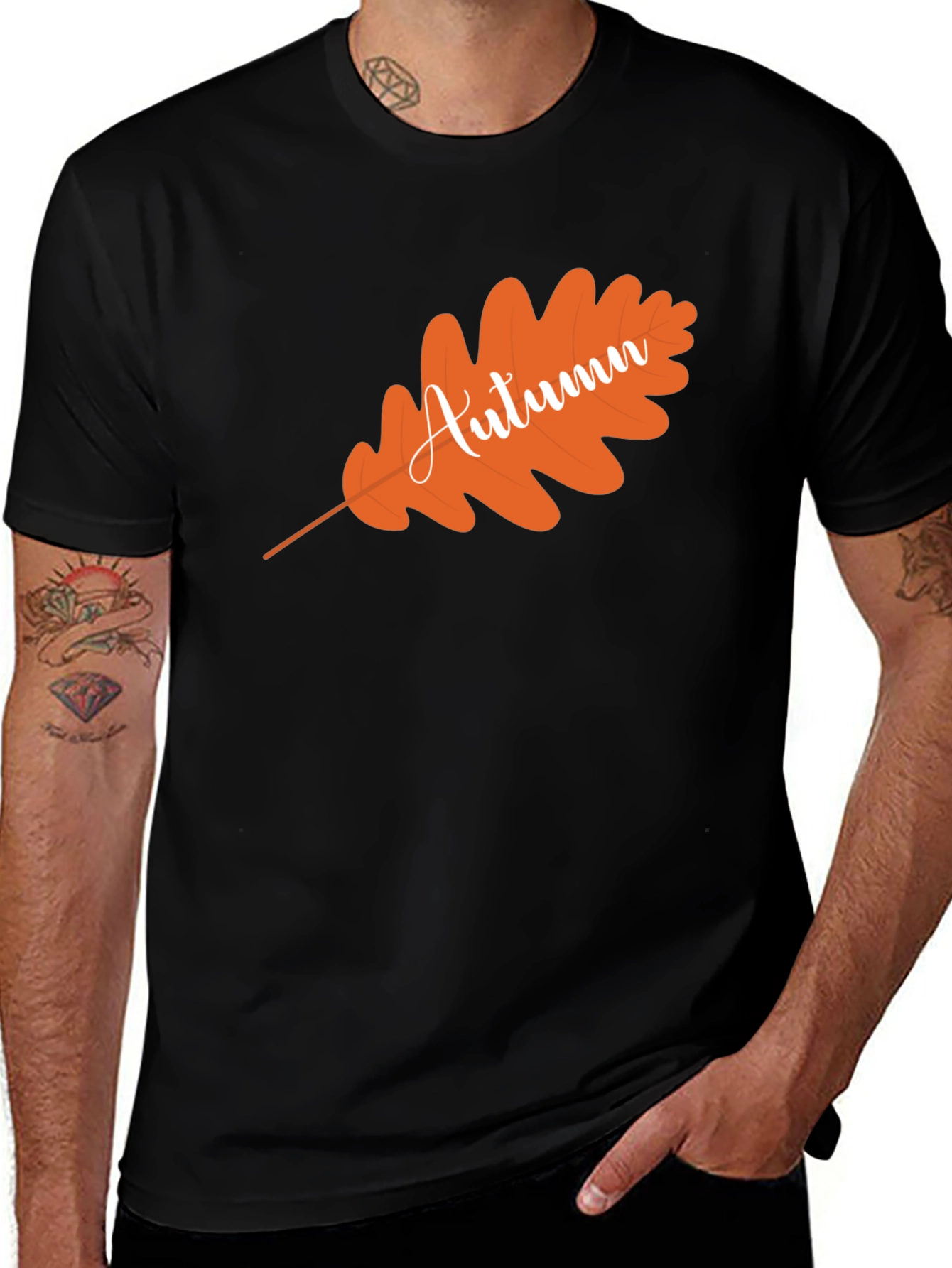 Autumn Leaf Graphic T-Shirt