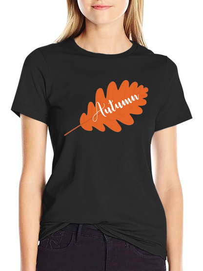 Autumn Leaf Graphic T-Shirt