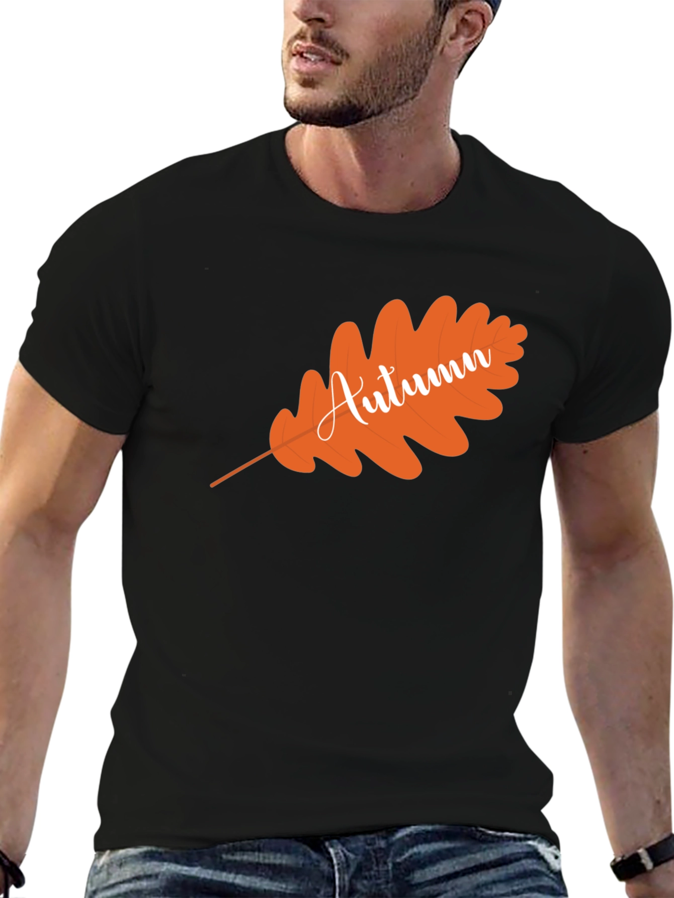 Autumn Leaf Graphic T-Shirt