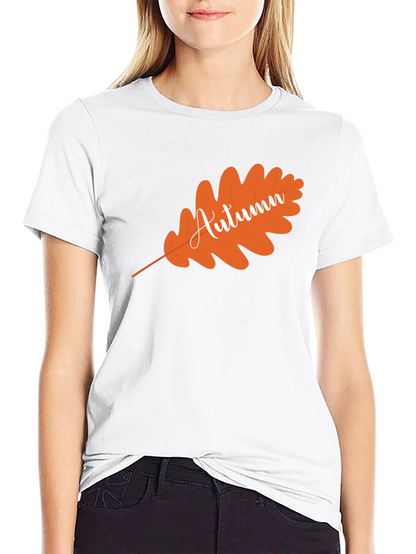 Autumn Leaf Graphic T-Shirt