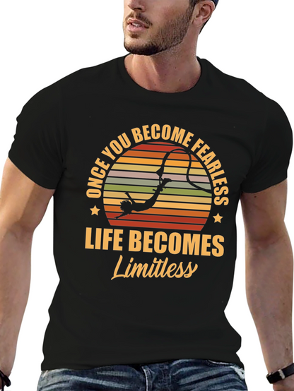Fearless Bungee Jumper Graphic Tee
