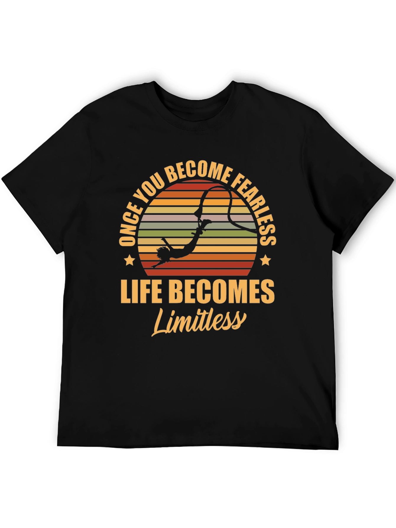Fearless Bungee Jumper Graphic Tee