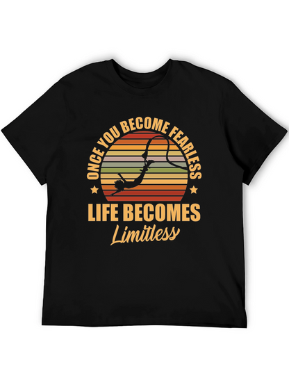 Fearless Bungee Jumper Graphic Tee
