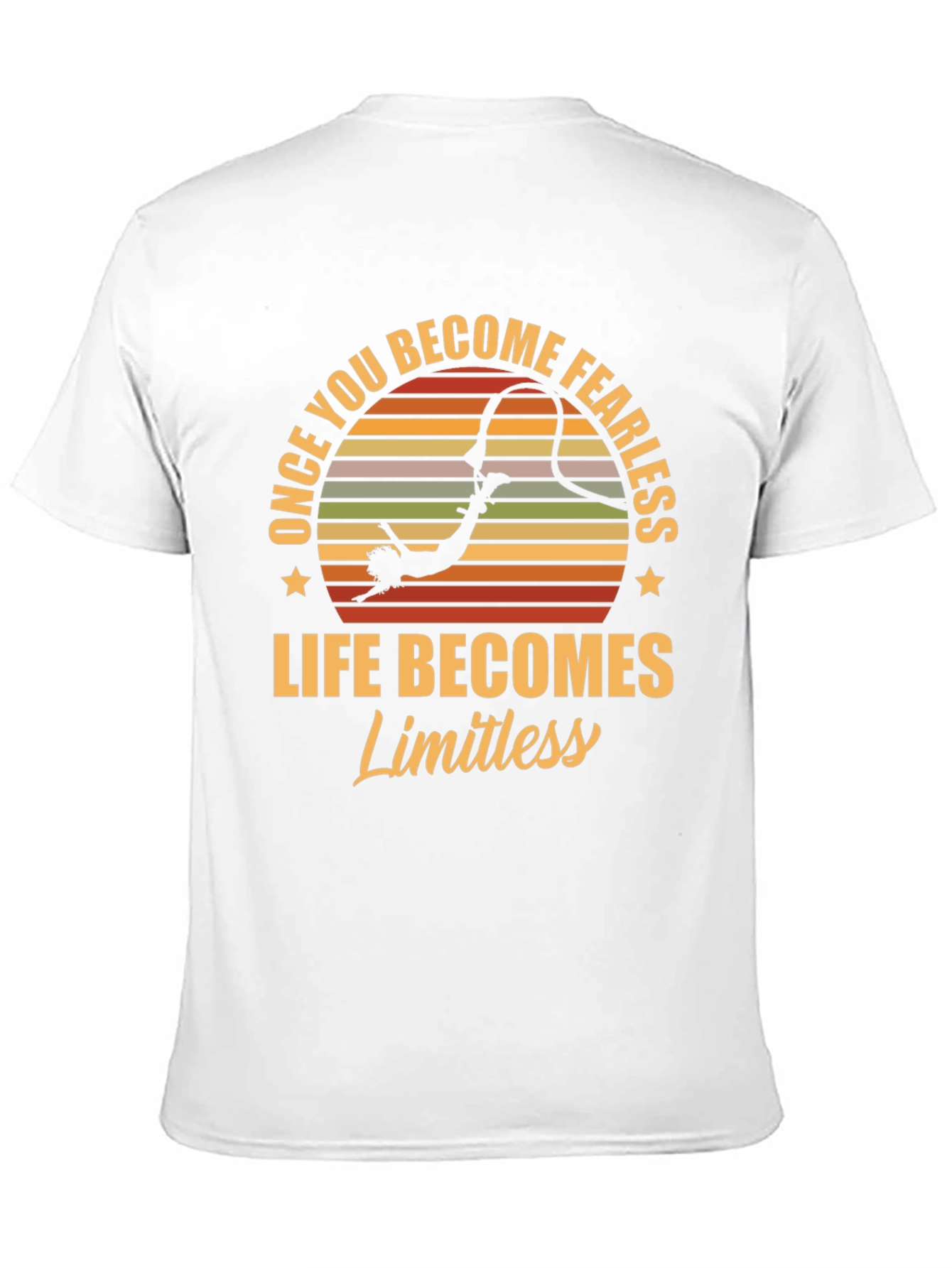Fearless Bungee Jumper Graphic Tee