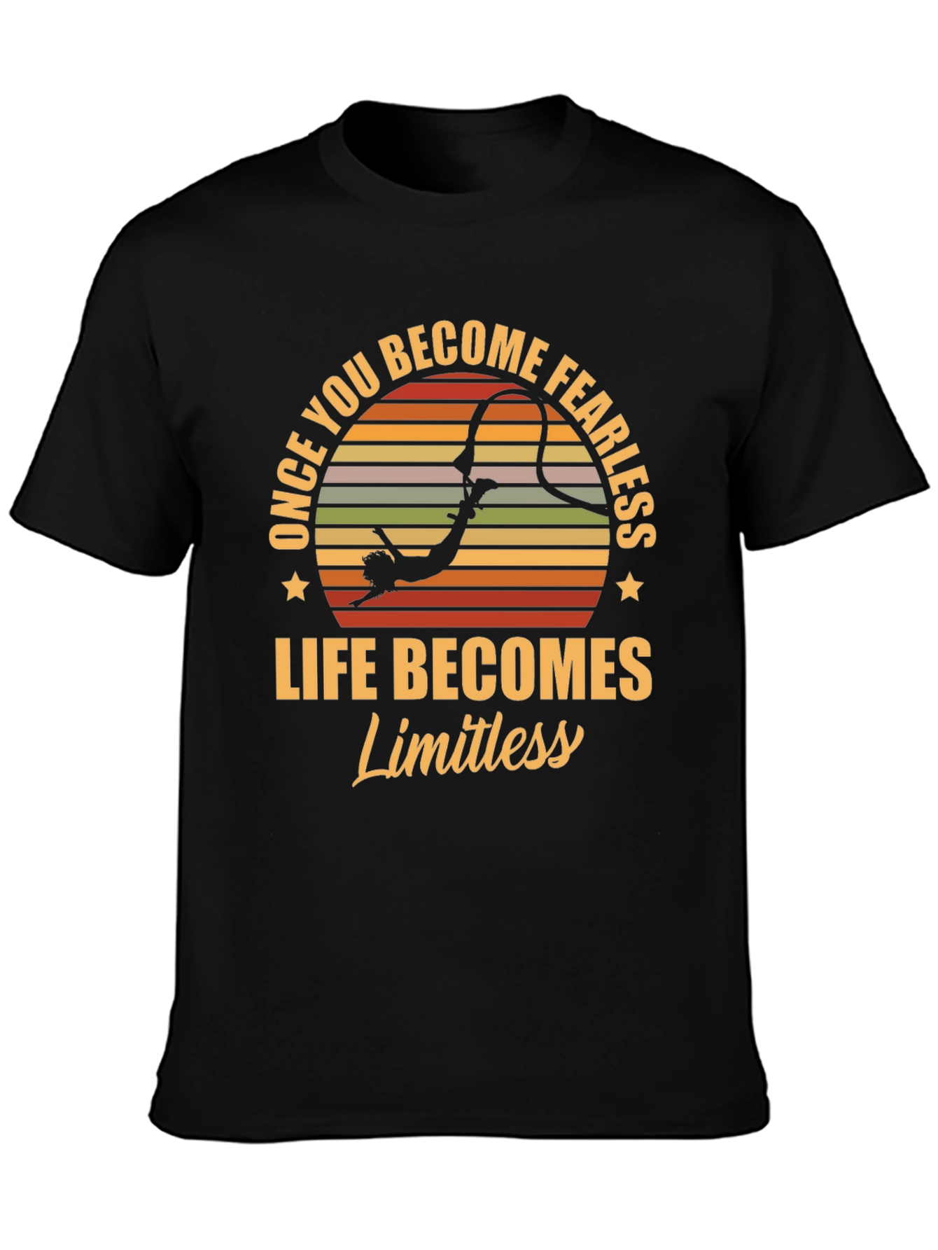 Fearless Bungee Jumper Graphic Tee