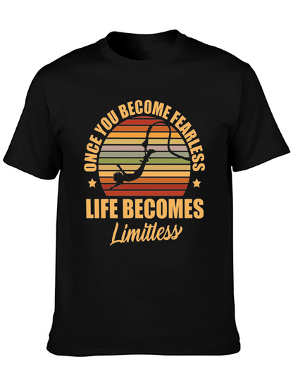 Fearless Bungee Jumper Graphic Tee
