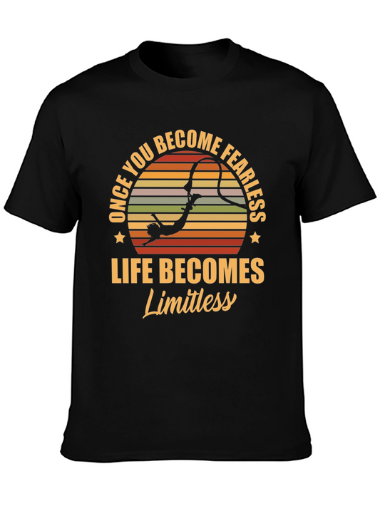 Fearless Bungee Jumper Graphic Tee