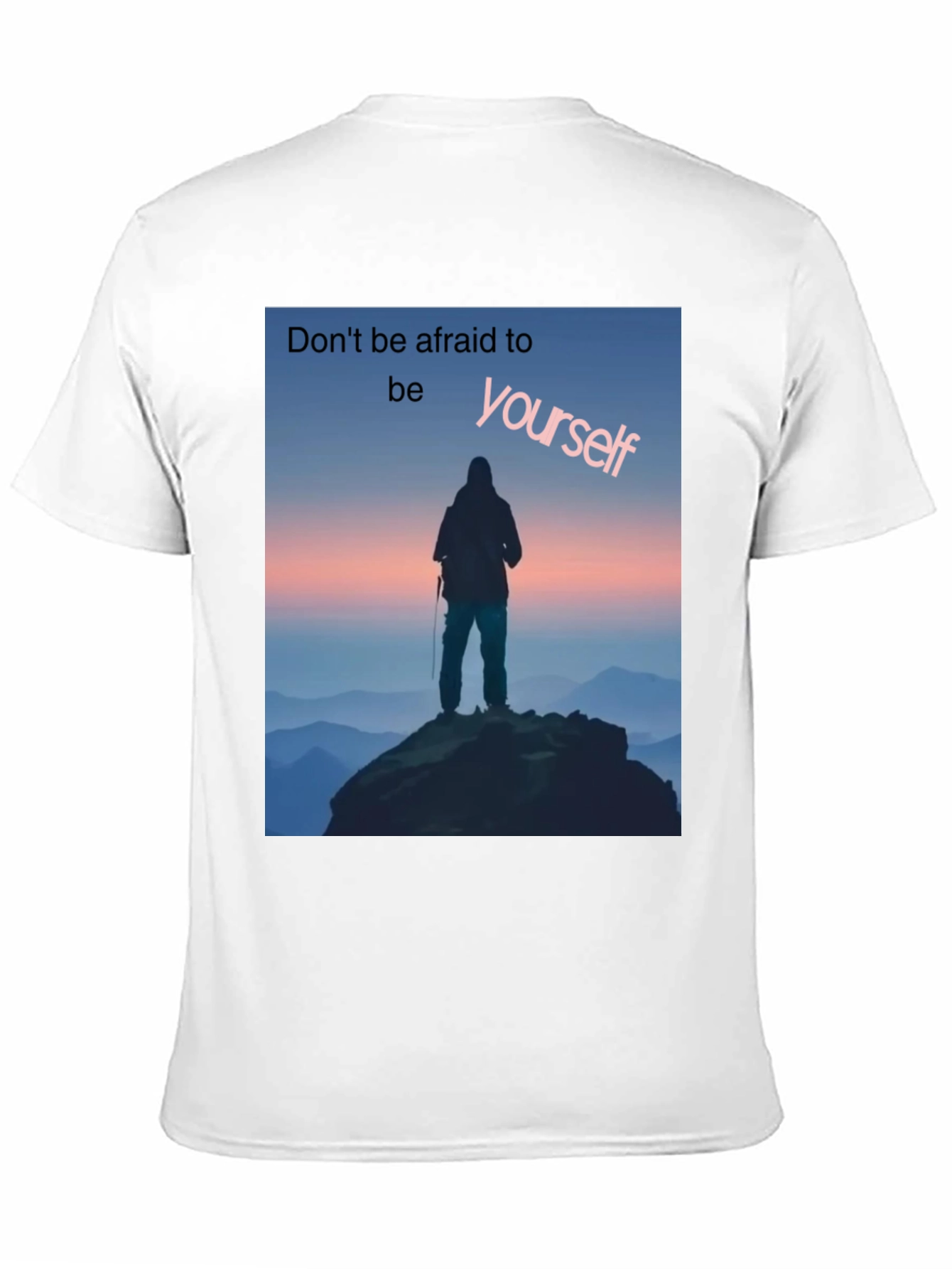 Be Yourself Graphic Tee - Black