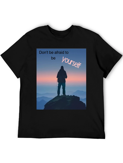 Be Yourself Graphic Tee - Black