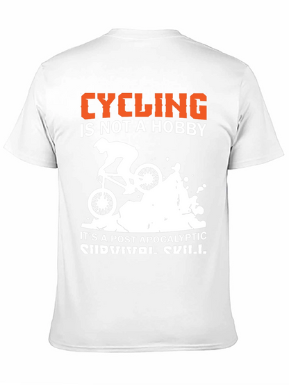Cycling is Survival Skill Graphic Tee