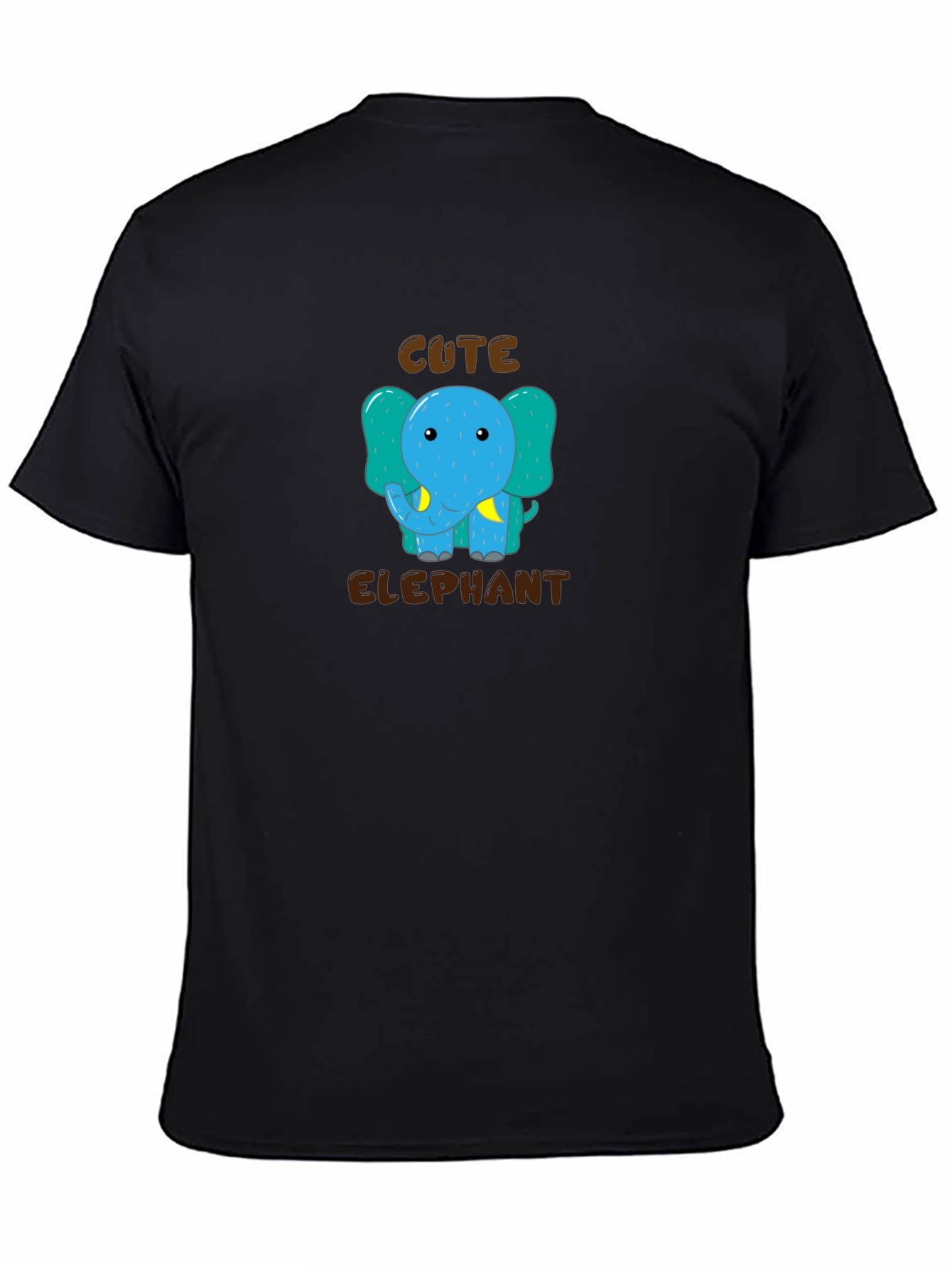 Cute Elephant Graphic Tee - Trendy Unisex T-Shirt