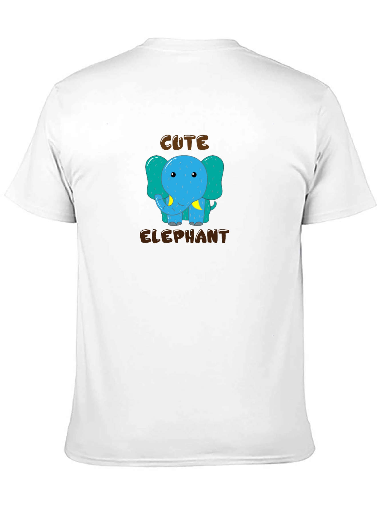 Cute Elephant Graphic Tee - Trendy Unisex T-Shirt
