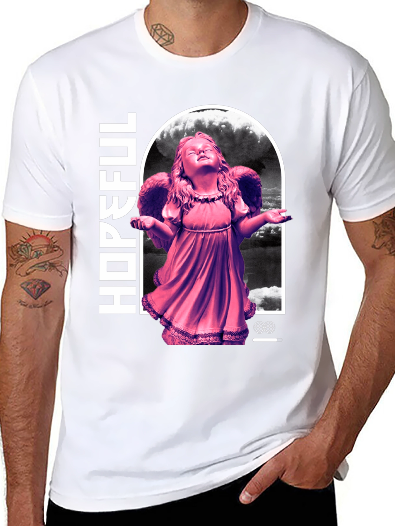 Hopeful Angel Graphic T-Shirt
