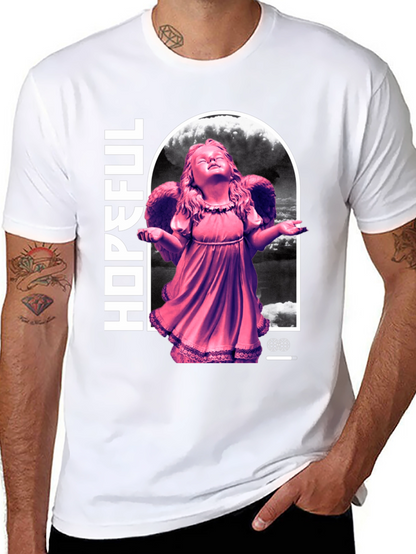 Hopeful Angel Graphic T-Shirt