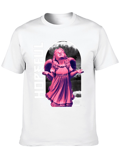 Hopeful Angel Graphic T-Shirt