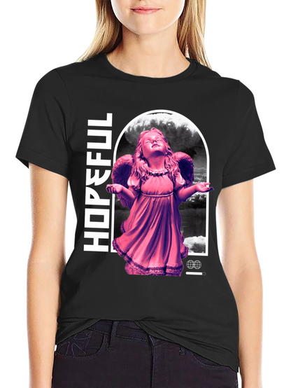 Hopeful Angel Graphic T-Shirt