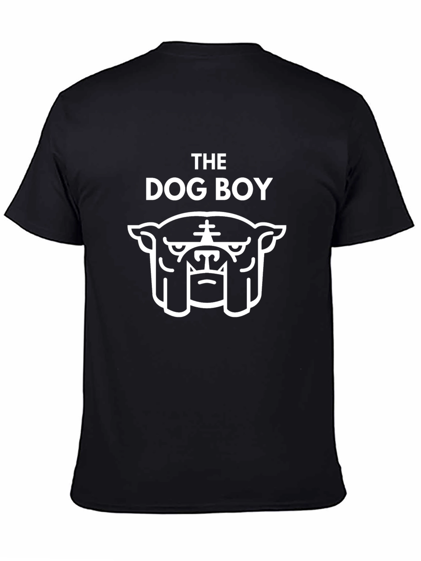 The Dog Boy Graphic Tee - Black Cotton T-Shirt