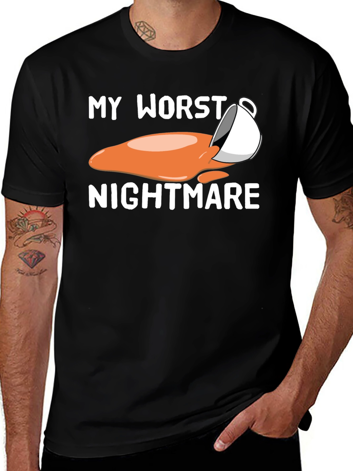 My Worst Nightmare Coffee Spill T-Shirt