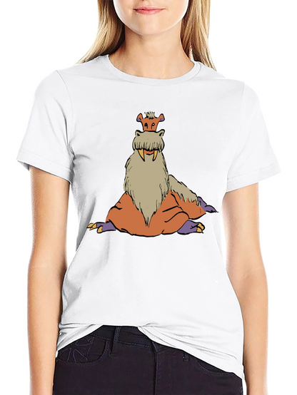 Tusked Beast Graphic Tee - Black Cotton T-Shirt