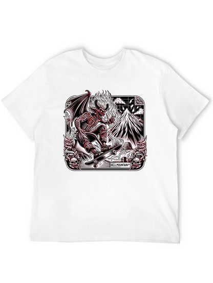 Hellmountain T-Shirt Devil Skateboarding Design